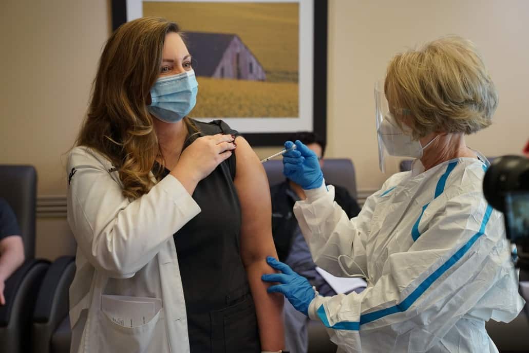 “These vaccines represent hope:” With vaccinations underway, health ...