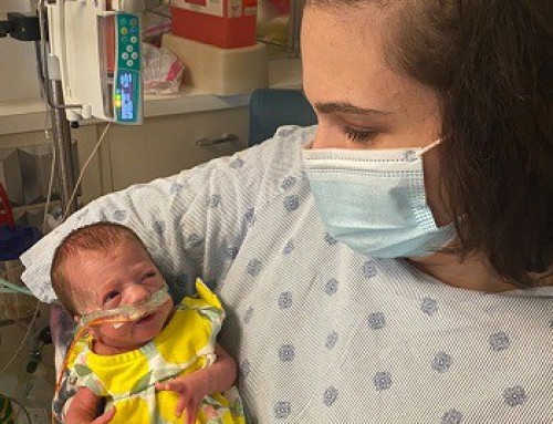 “They were with me every step of the way:” Tracey Edwards is grateful for exceptional NICU care and the chance to watch her baby grow