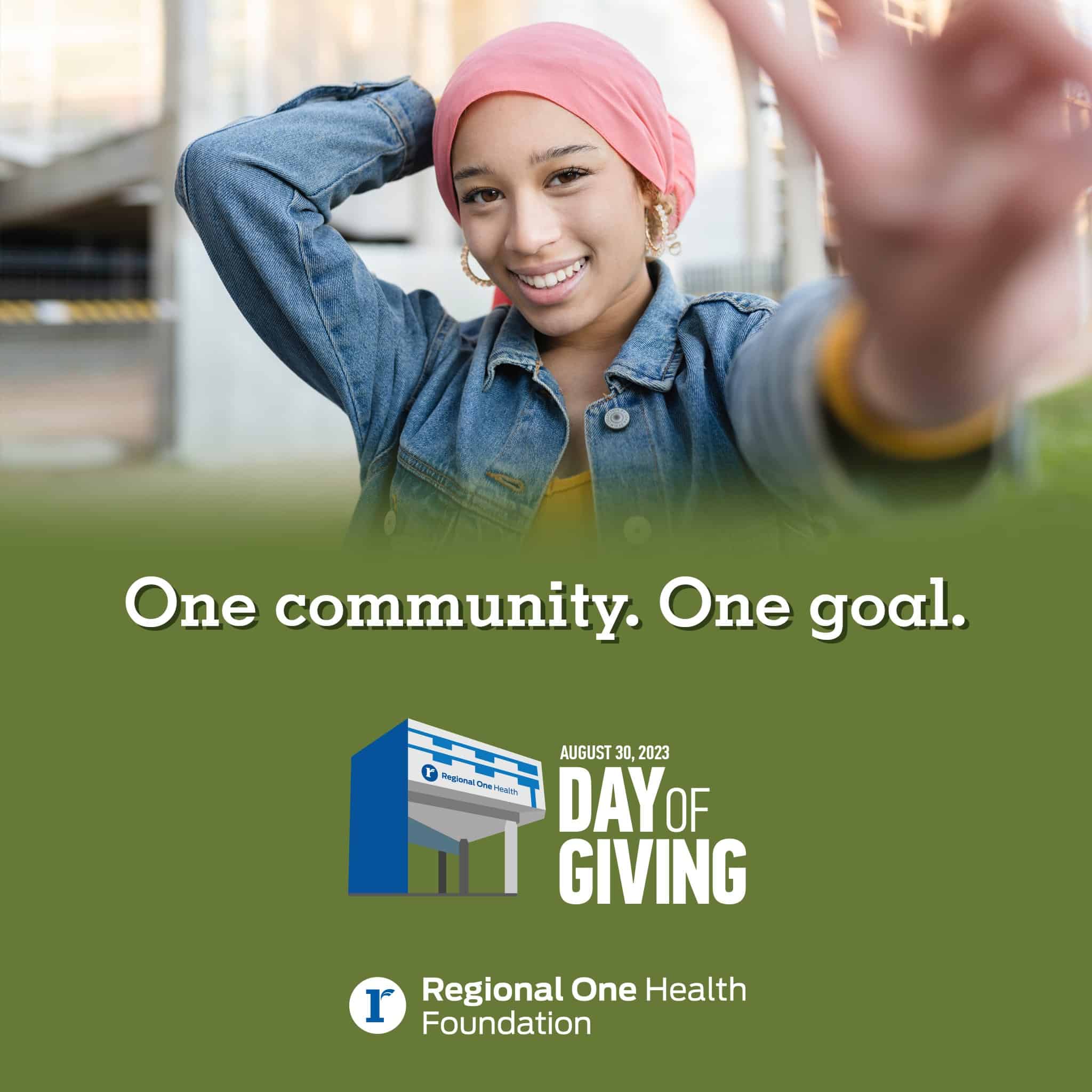 Woman with Bandana Day of Giving 8.30.23